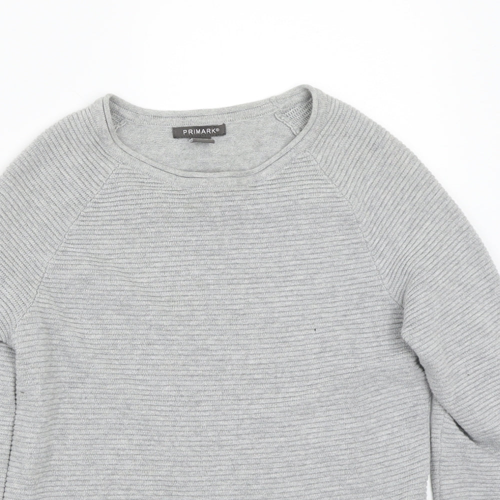 Primark Boys Grey   Pullover Jumper Size 9-10 Years