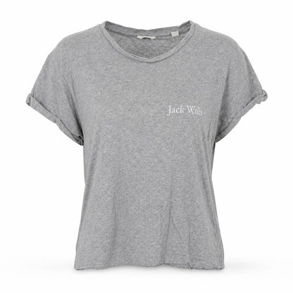 Jack Wills Womens Grey   Basic T-Shirt Size 6