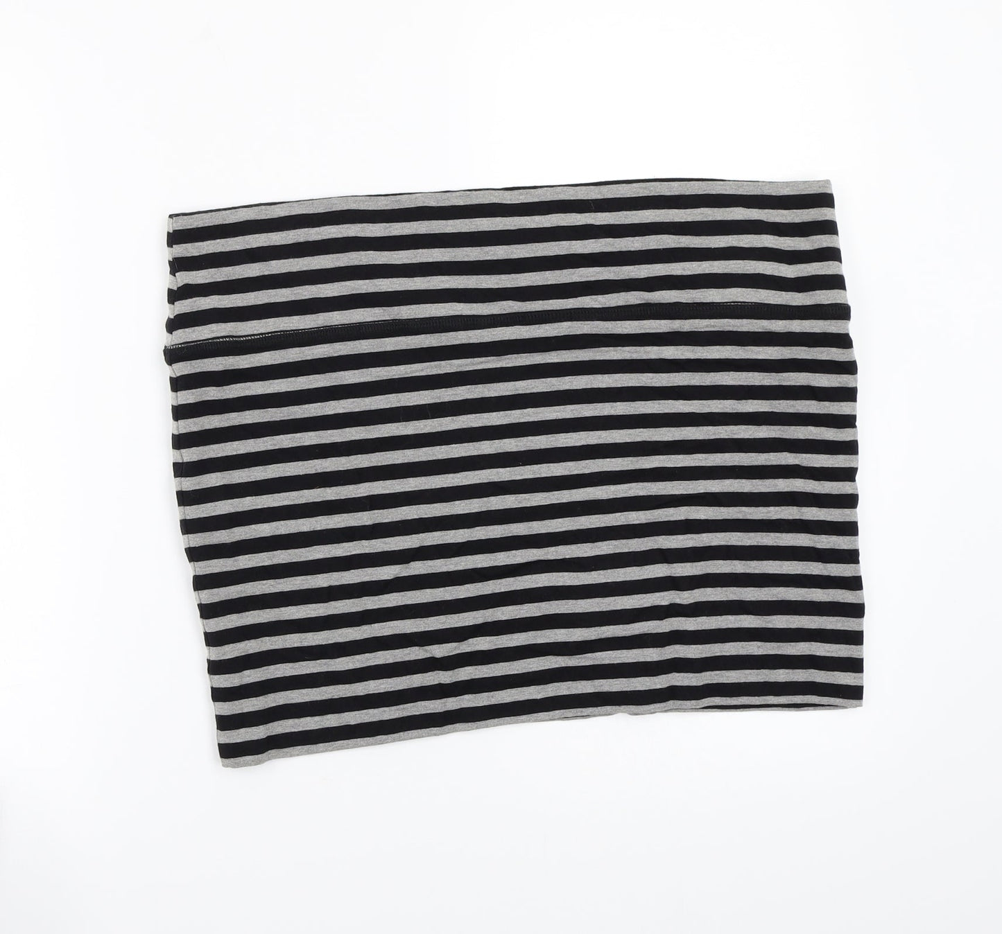 Newlook Womens Grey Striped  Basic Tank Size 18