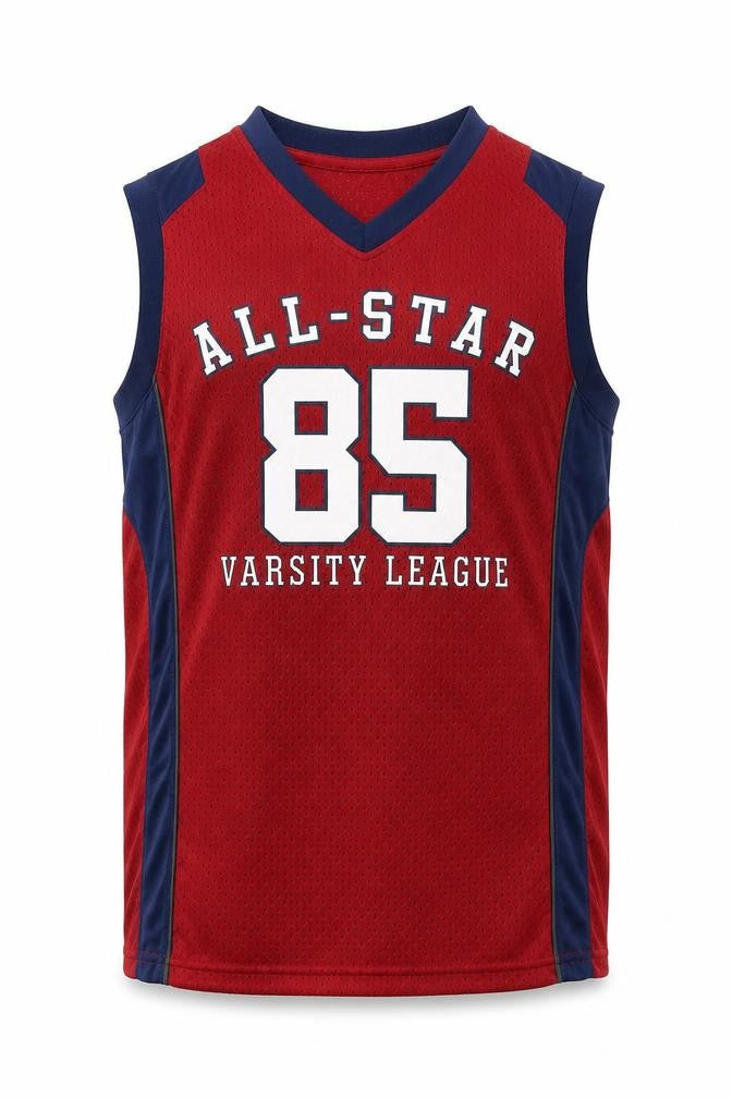 All Star Boys Purple   Jersey T-Shirt Size L