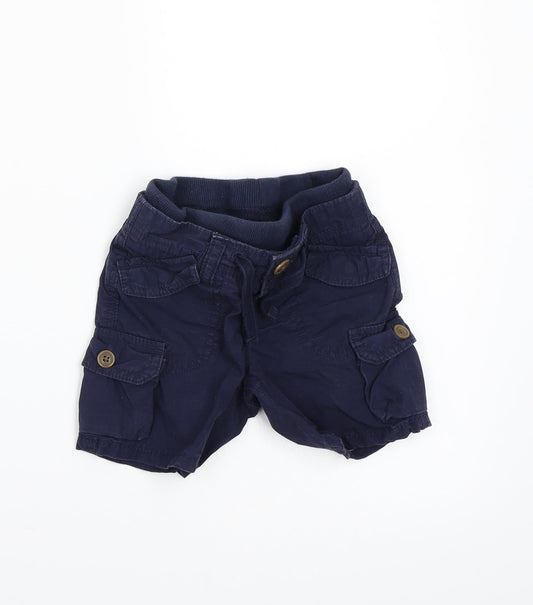 Gap Boys Blue   Cargo Trousers Size 6-9 Months