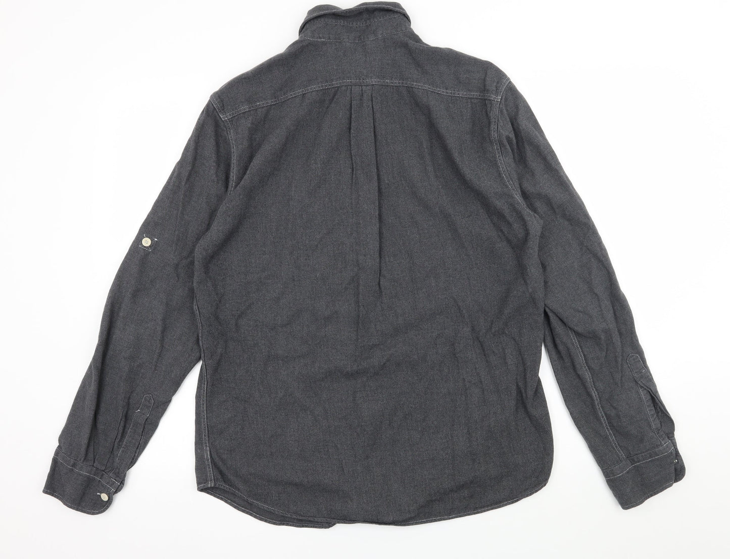 Gap Mens Grey    Button-Up Size M