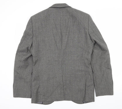 Next Mens Grey   Jacket Suit Jacket Size M