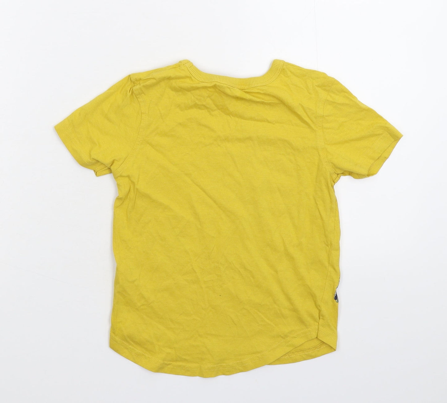 George Boys Yellow   Basic T-Shirt Size 4-5 Years