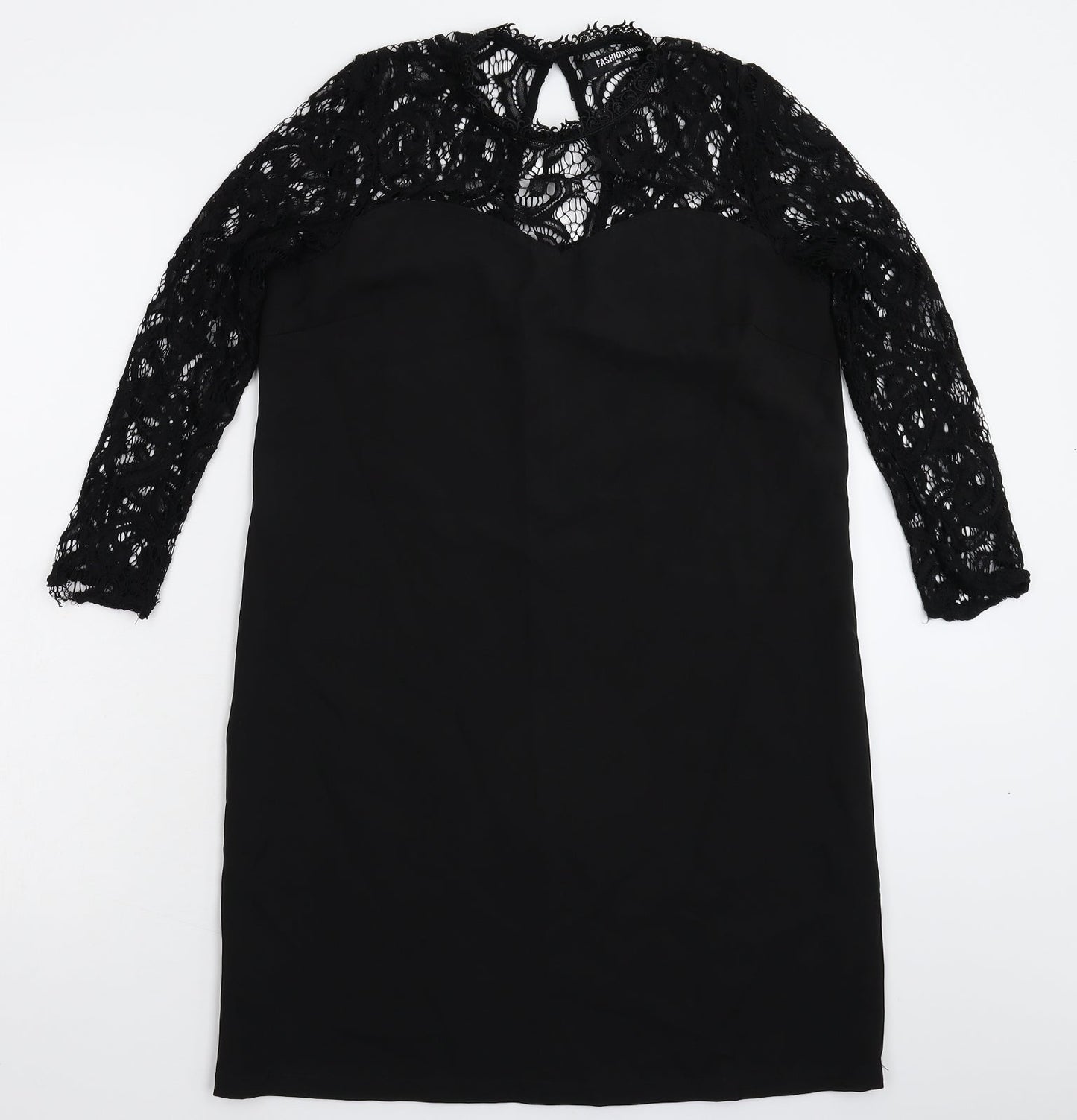 Fashion Union Womens Black   Mini  Size 8