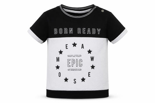 Front view of Primark Baby Multicoloured Basic T-Shirt, size 6-9, Months