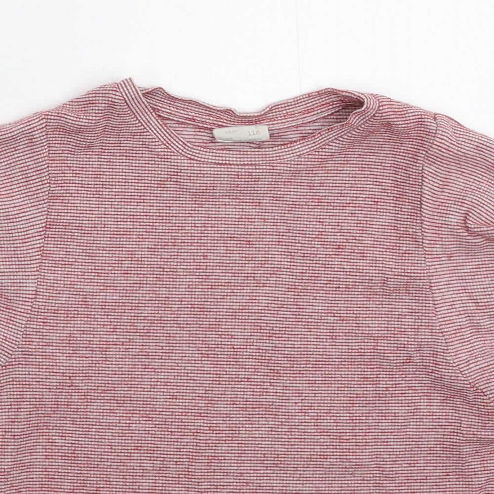Zara Girls Pink   Basic T-Shirt Size 6 Years