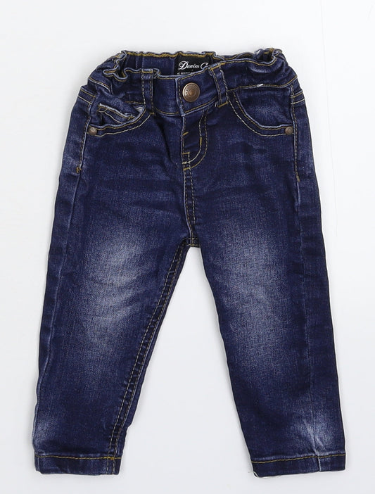 Denim & Co. Baby Blue  Denim Capri Jeans Size 6-9 Months