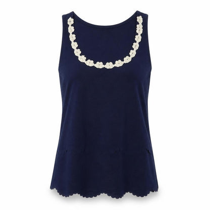 River Island Womens Blue   Basic Tank Size 10