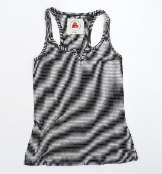 Chelsea Womens Multicoloured Striped  Basic Tank Size 12