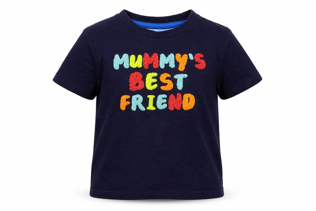 Very Baby Blue   Basic T-Shirt Size 9-12 Months