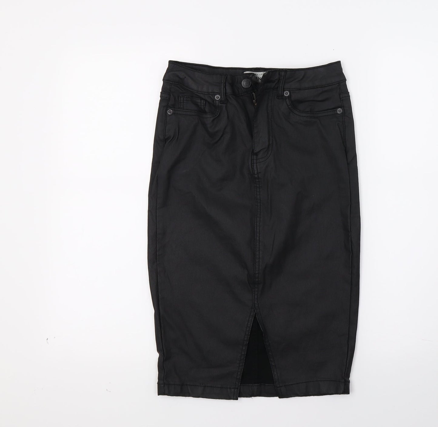 New Look Womens Black   Pettiskirt Skirt Size 8