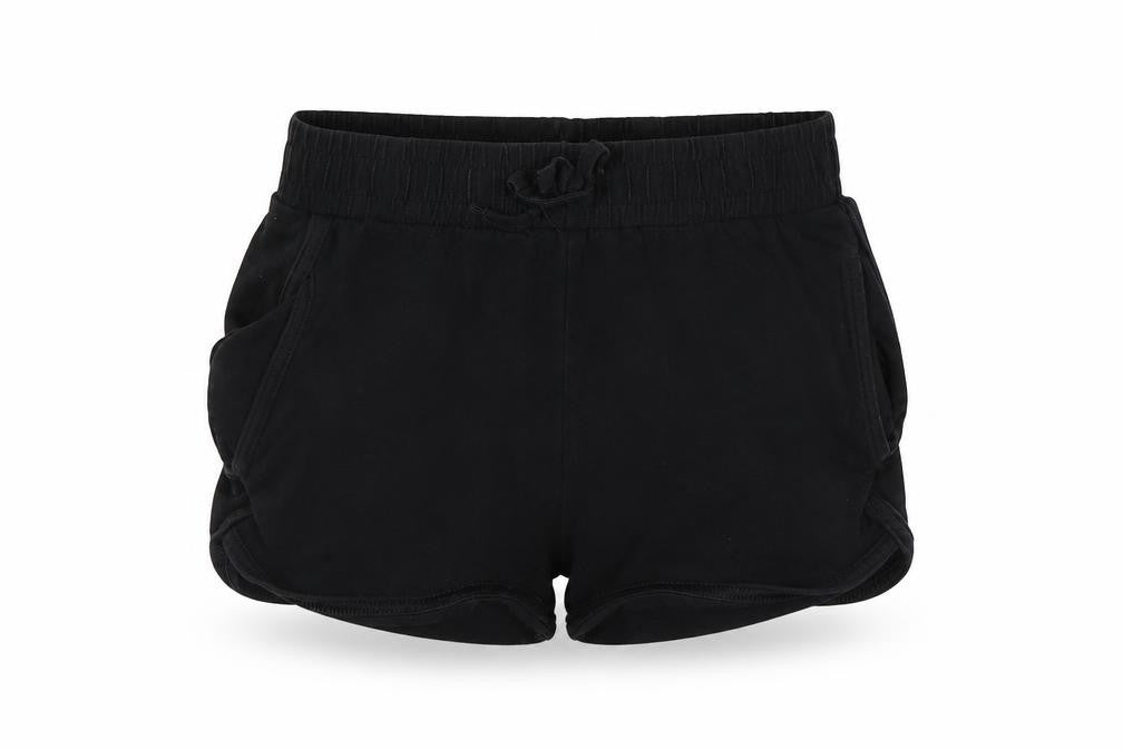TU Girls Black  Jersey Cut-Off Shorts Size 9 Years
