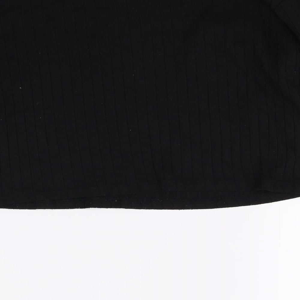 Primark Girls Black  Jersey Pullover Jumper Size 13 Years