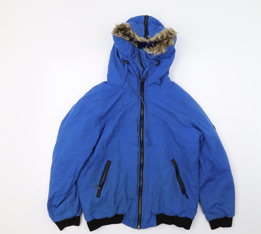 Frenchurch Mens Blue   Jacket Coat Size XS