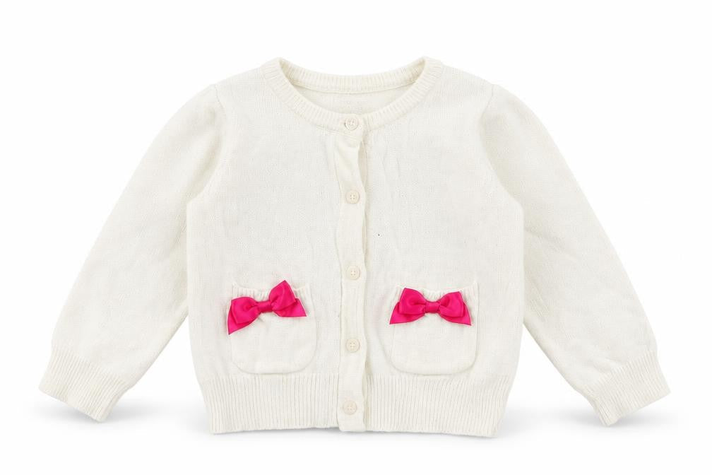 1989 Place Girls White   Cardigan Jumper Size 2 Years