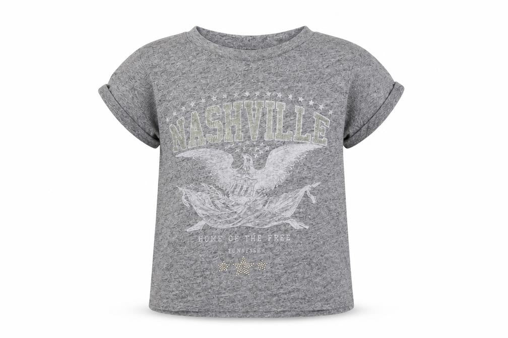 River Island Girls Grey   Basic T-Shirt Size 2-3 Years  - Nashville