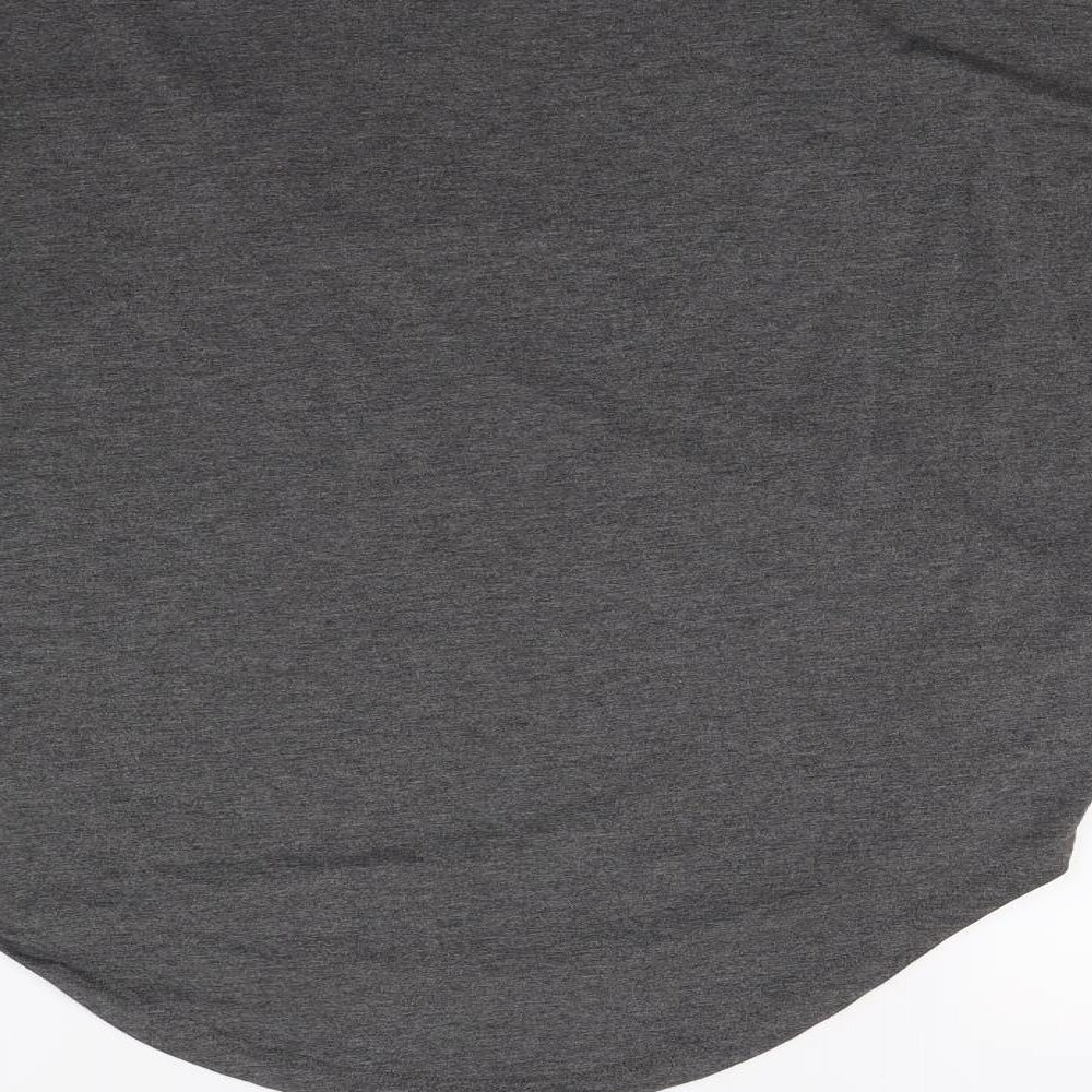 Peacocks Womens Grey  Jersey Basic T-Shirt Size 10
