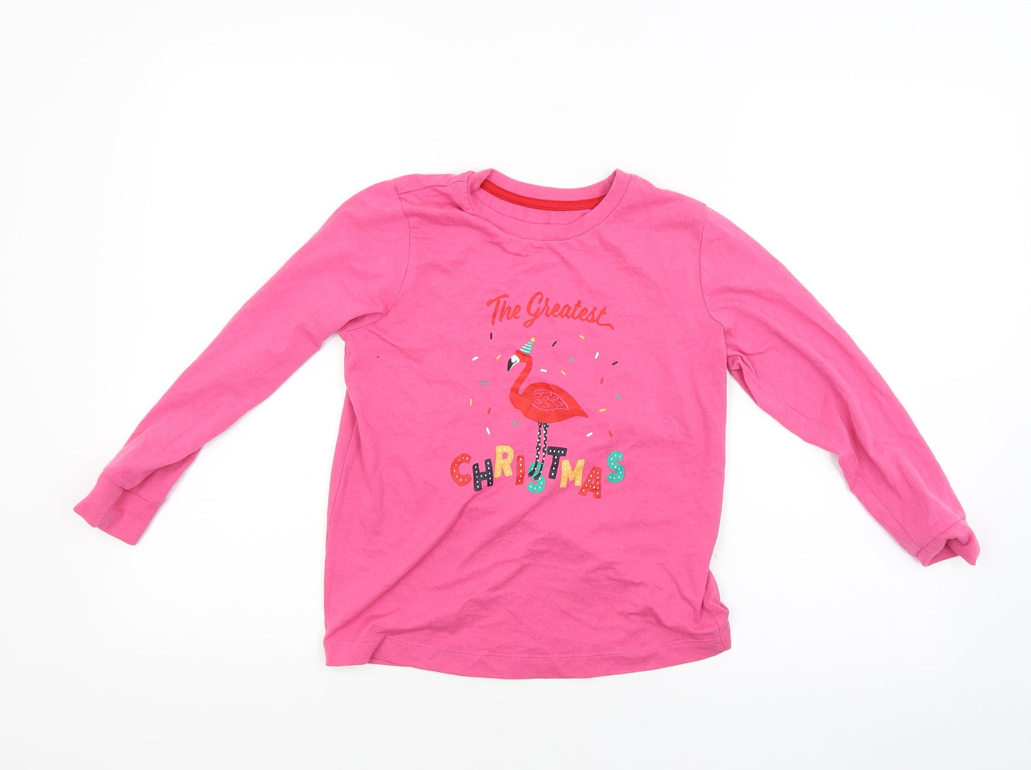 Preworn Girls Pink   Basic T-Shirt Size 9 Years