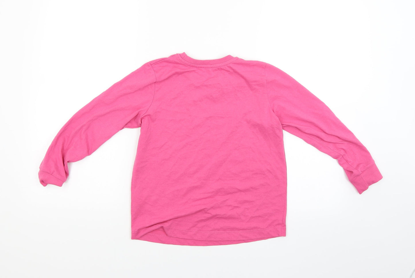 Preworn Girls Pink   Basic T-Shirt Size 9 Years