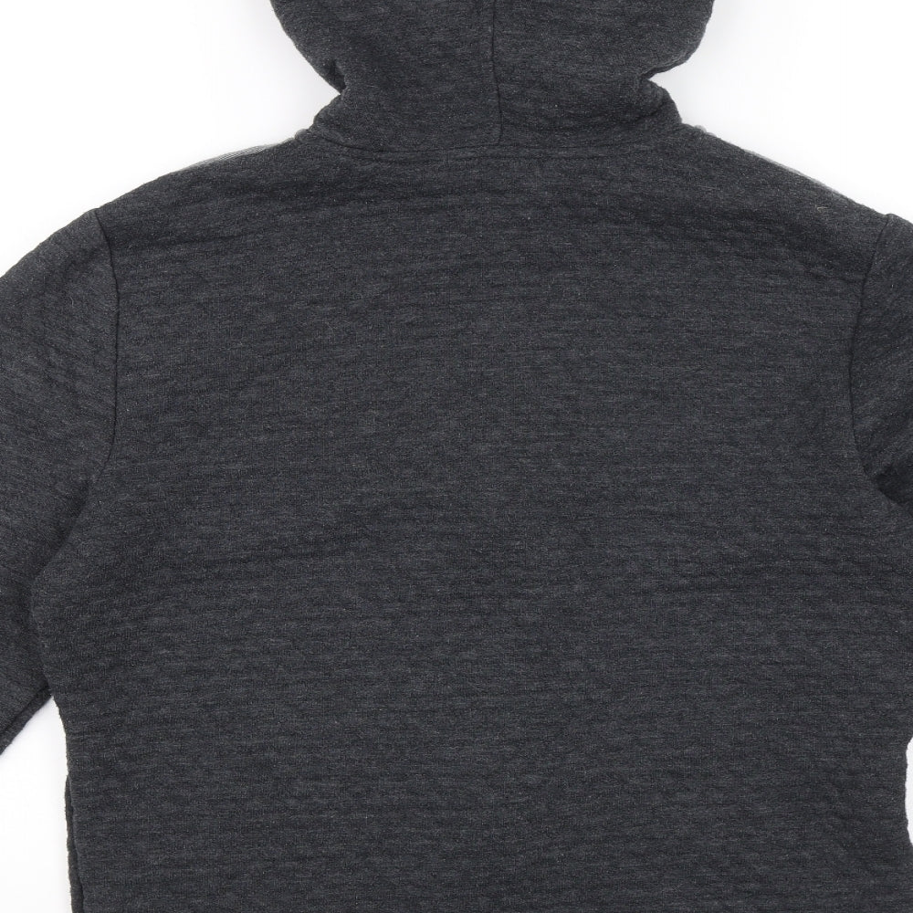 Topman Mens Grey   Full Zip Hoodie Size S