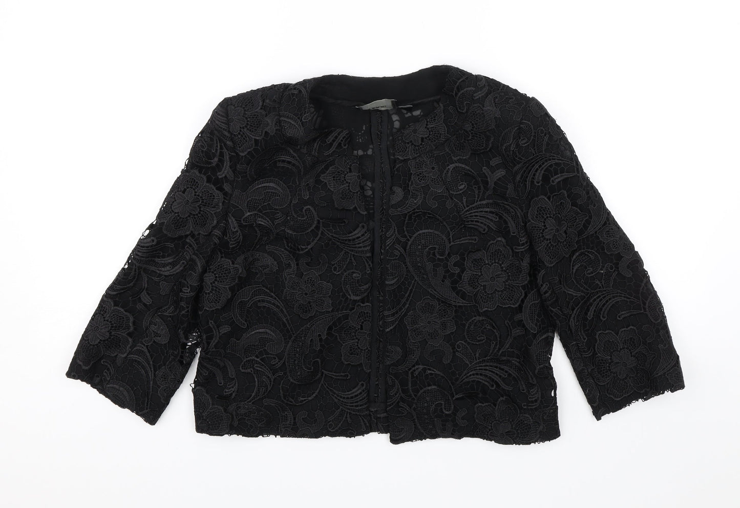 ASOS Womens Black Floral  Jacket  Size 8