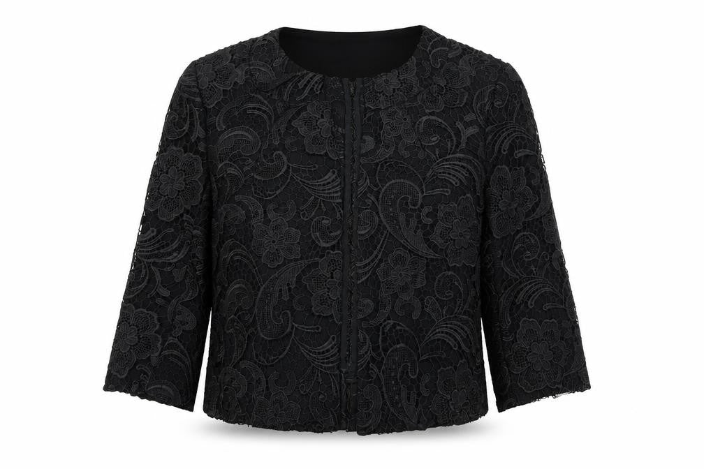 ASOS Womens Black Floral  Jacket  Size 8