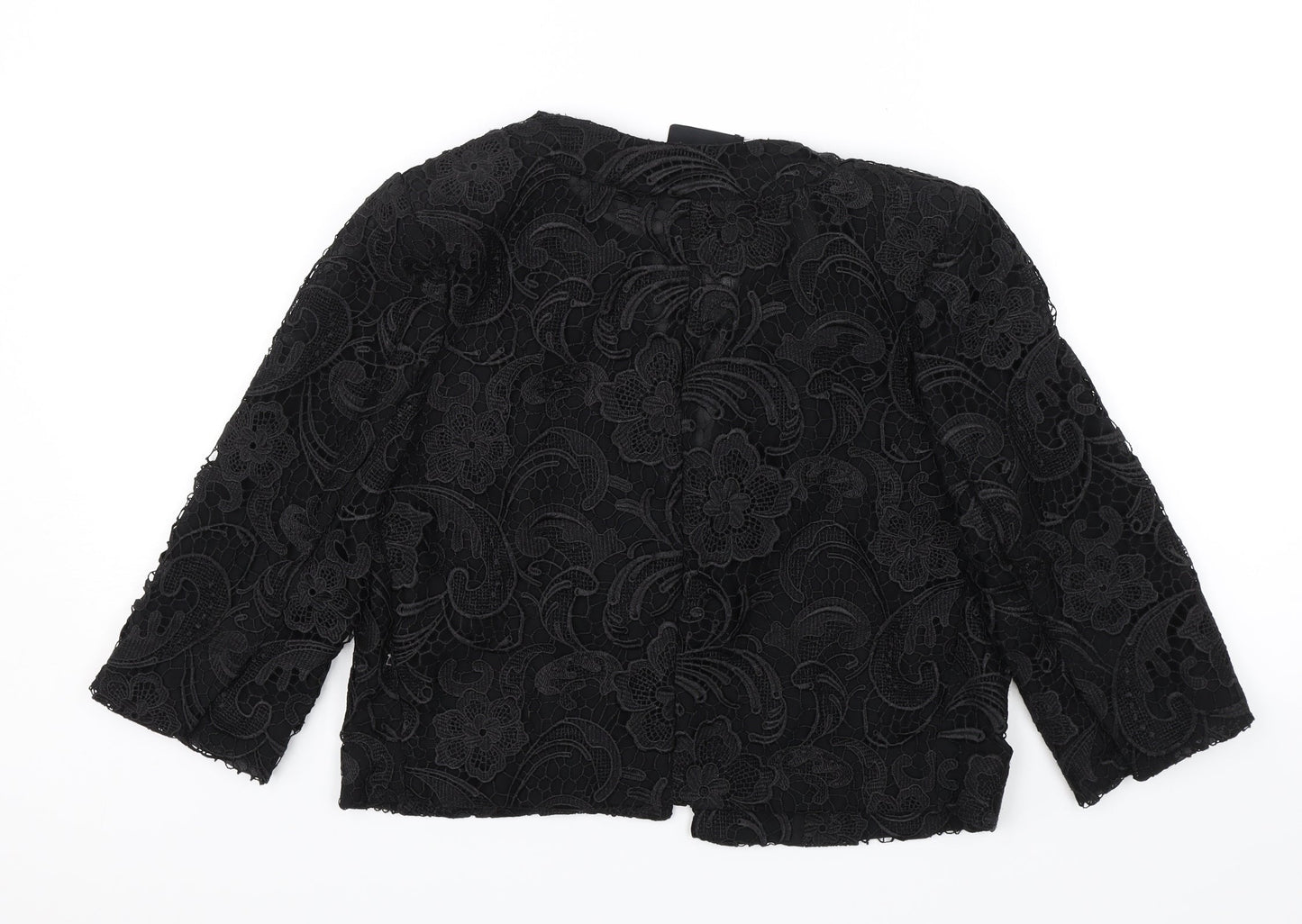 ASOS Womens Black Floral  Jacket  Size 8