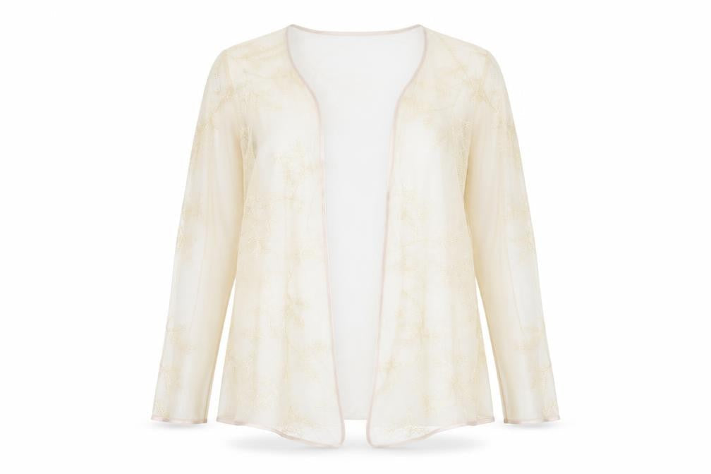 Saloos Womens Beige   Shrug Jumper Size S