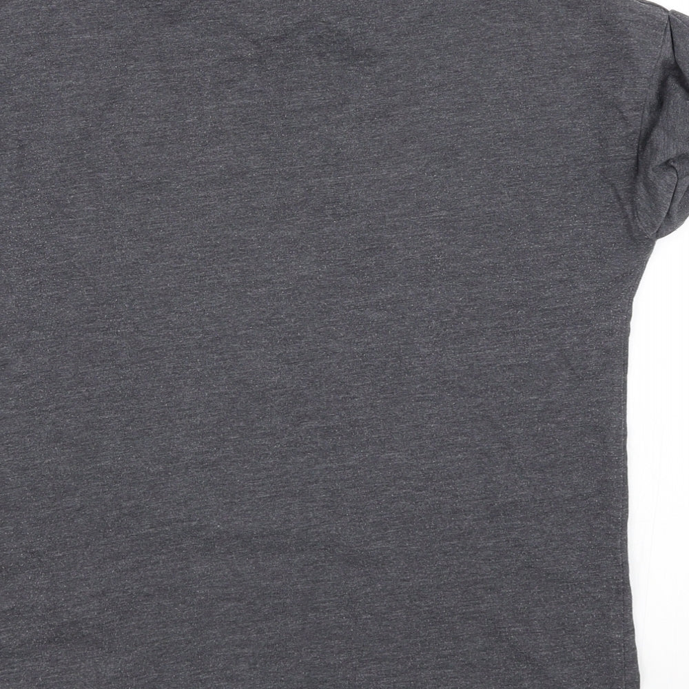 YD Girls Grey   Basic T-Shirt Size 9-10 Years