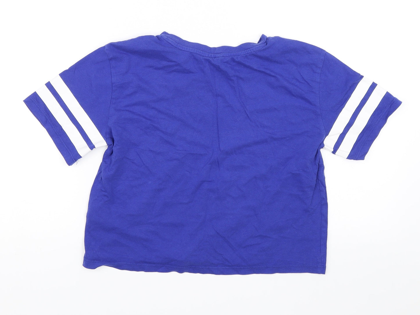 Divided Womens Blue   Basic T-Shirt Size XS