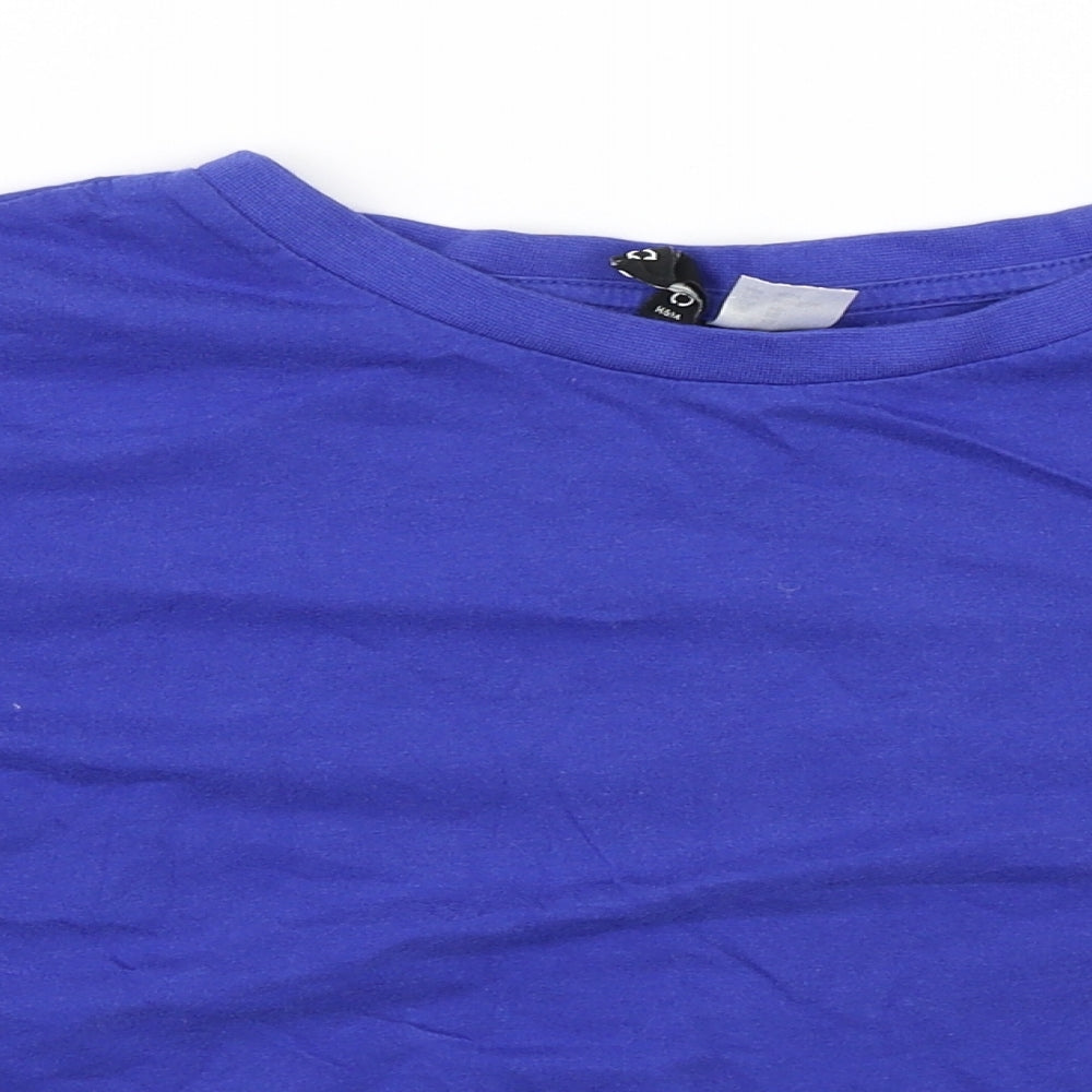 Divided Womens Blue   Basic T-Shirt Size XS
