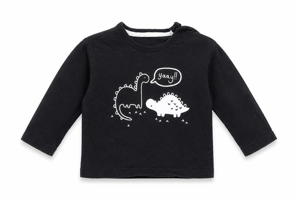 George Baby Black   Basic T-Shirt Size 6-9 Months