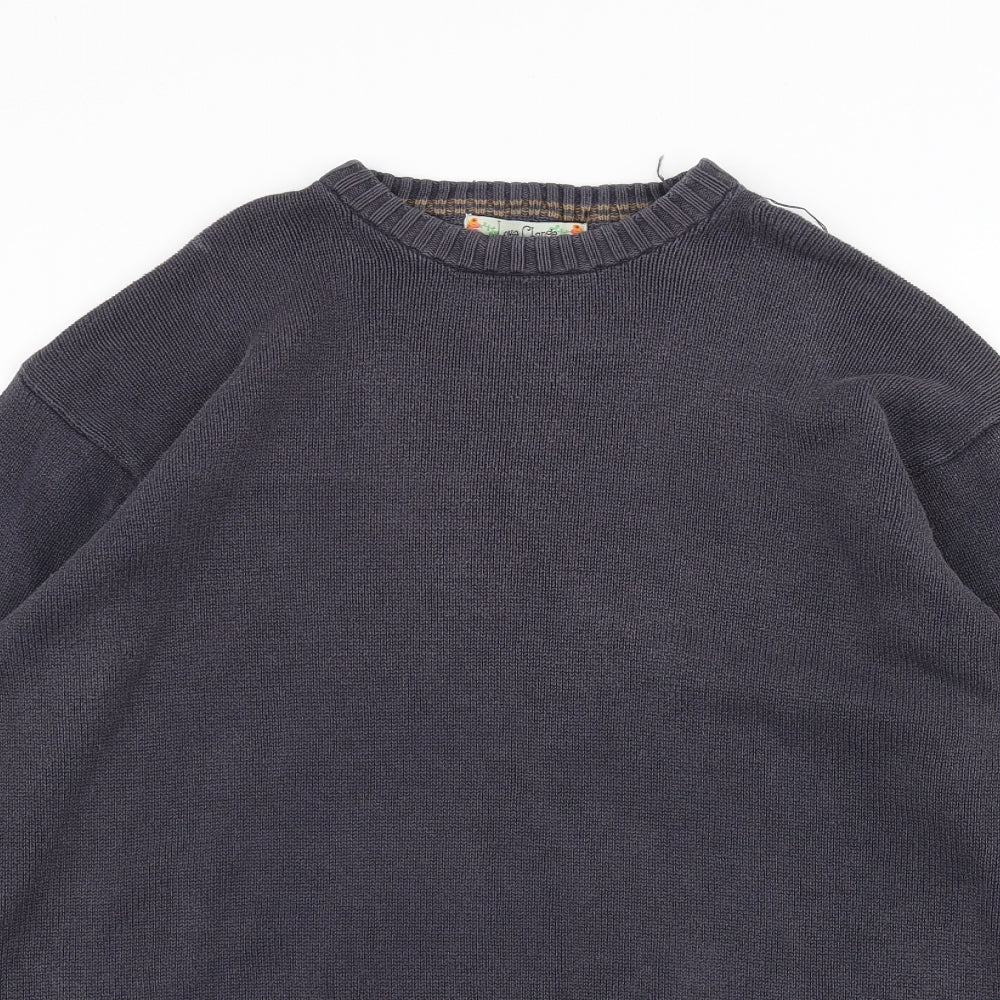 love change Mens Blue   Pullover Jumper Size M