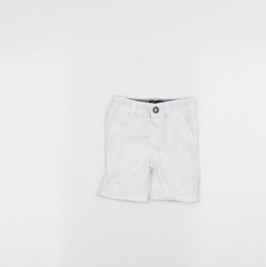 Denim & Co. Baby White   Cropped Trousers Size 3-6 Months