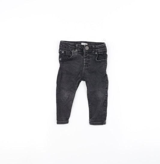 River Island Baby Black   Jogger Jeans Size 6-9 Months