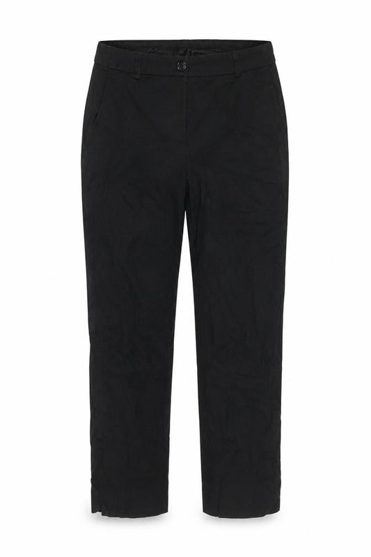 Preworn Womens Black   Trousers  Size 28 in L23 in