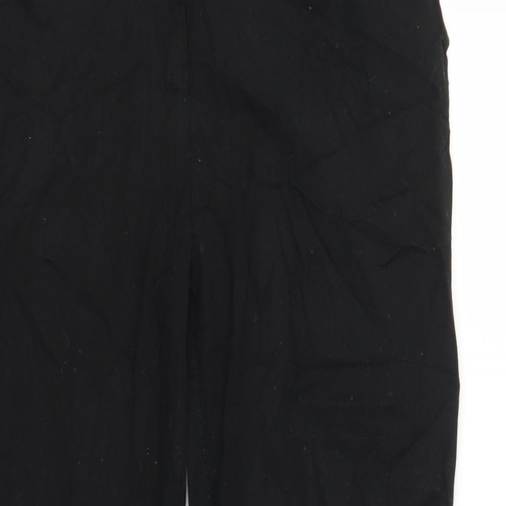 Preworn Womens Black   Trousers  Size 28 in L23 in