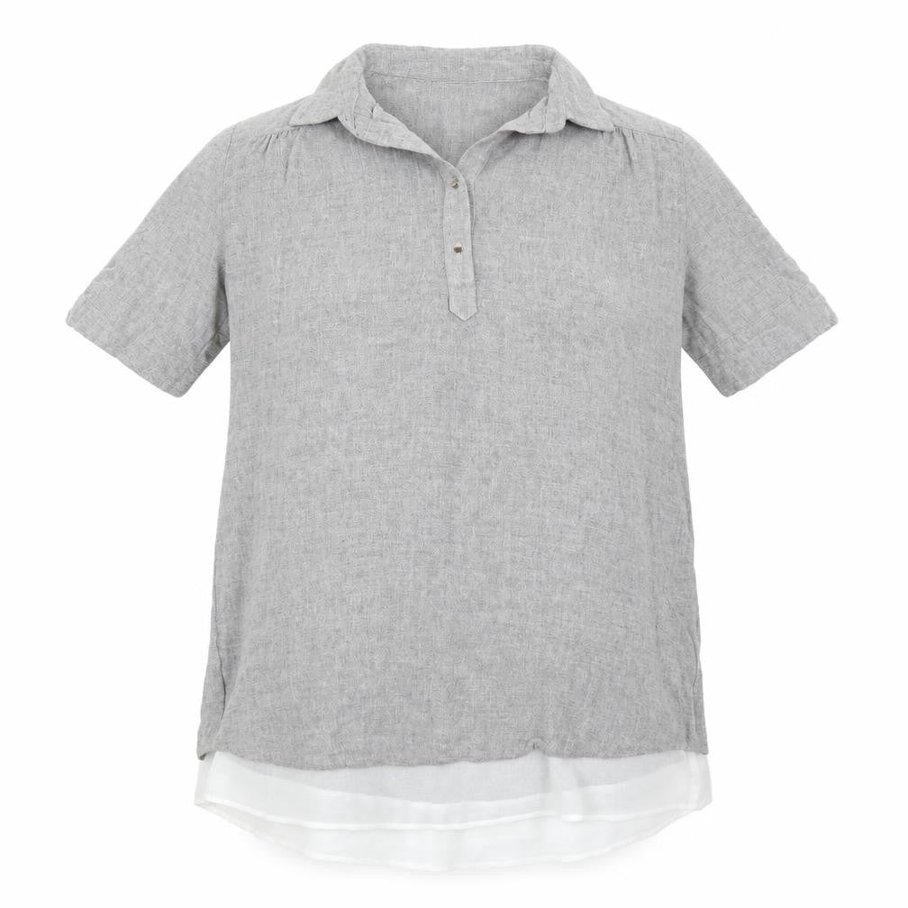 Zara Womens Grey   Basic Polo Size L