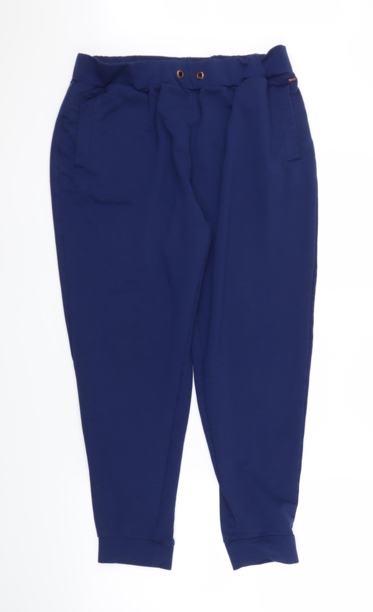 Preworn Womens Black   Trousers  Size 14 L25 in