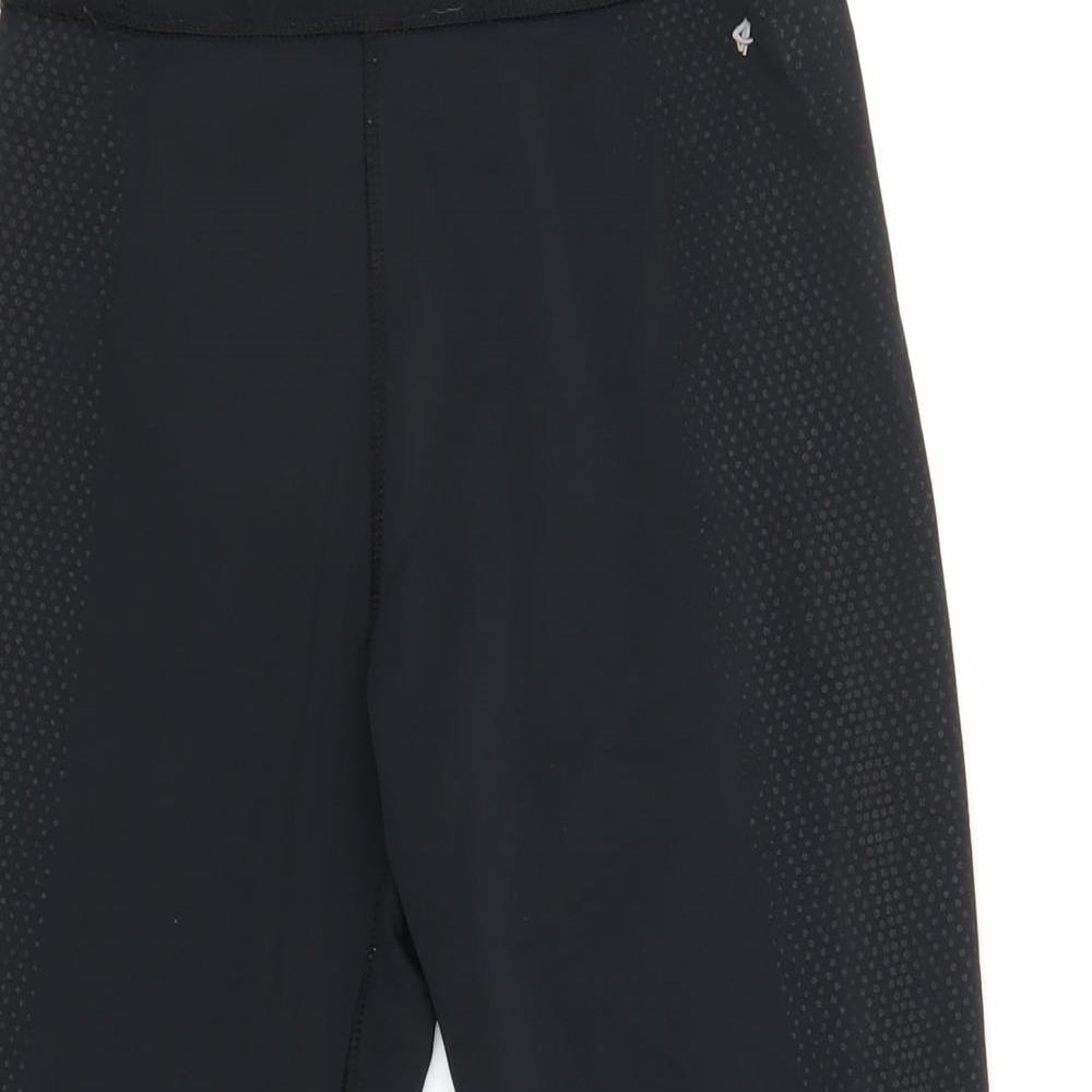 WORKOUT Womens Black   Biker Shorts Size 10