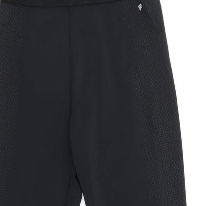 WorkOut Womens Black   Biker Shorts Size 10