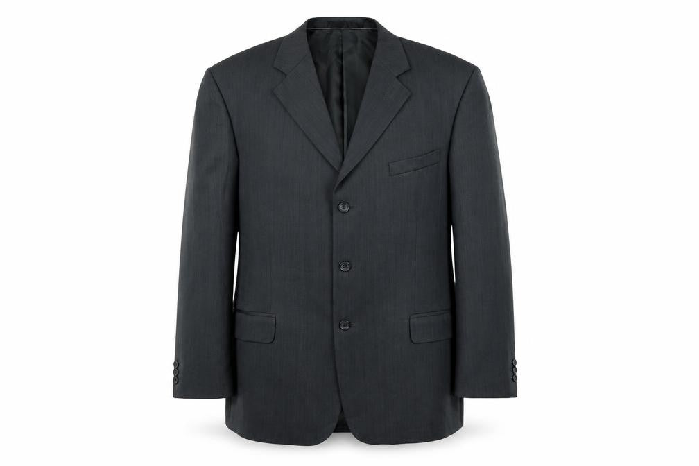 Armando Mens Grey   Jacket Suit Jacket Size 42