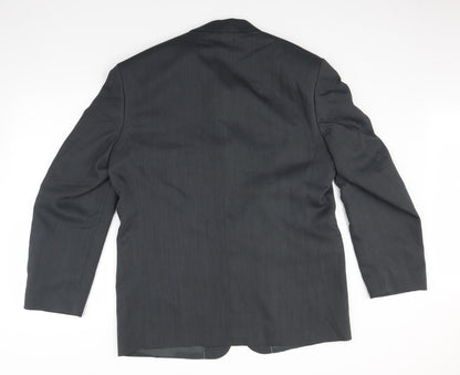 Armando Mens Grey   Jacket Suit Jacket Size 42