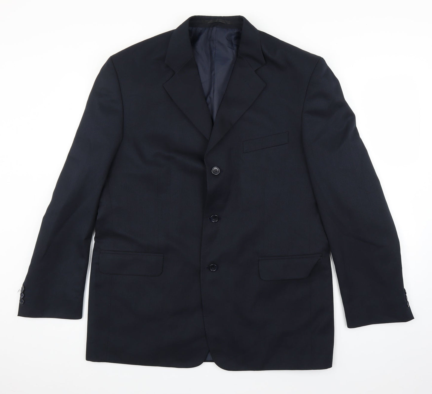 SAVATINI Mens Blue   Jacket Suit Jacket Size 42
