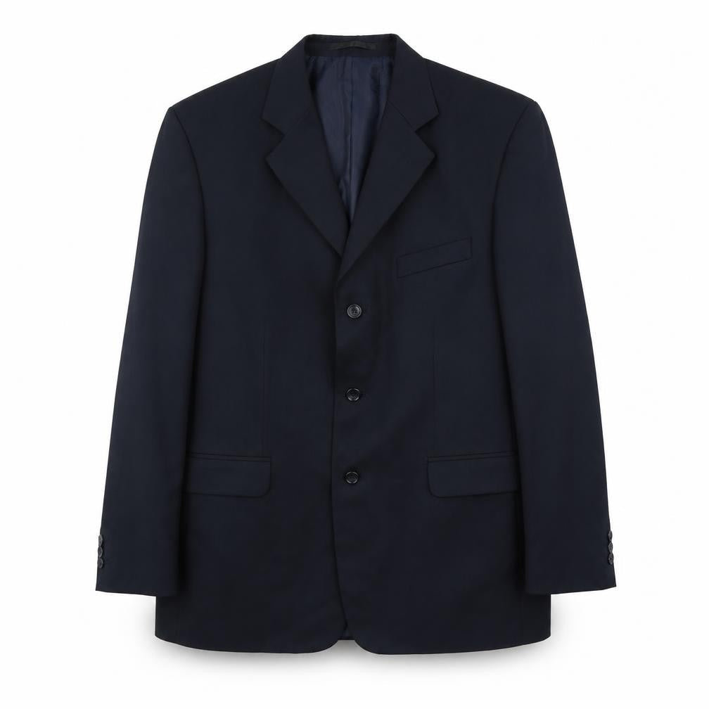 SAVATINI Mens Blue   Jacket Suit Jacket Size 42