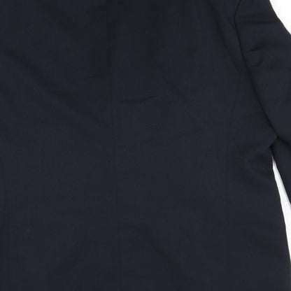 SAVATINI Mens Blue   Jacket Suit Jacket Size 42