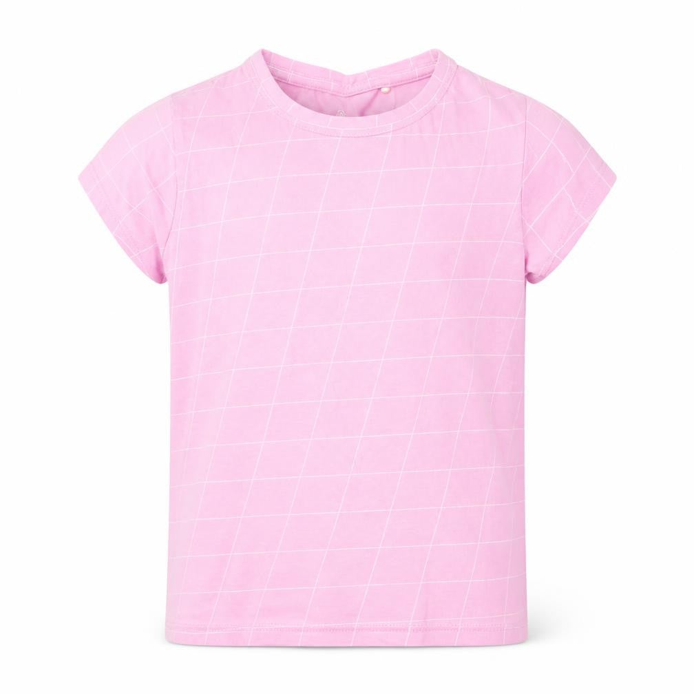 NEXT Girls Pink Check  Basic Blouse Size 8 Years