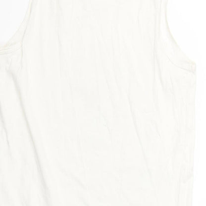 Cedarwood State Womens White Basic Blouse Size S