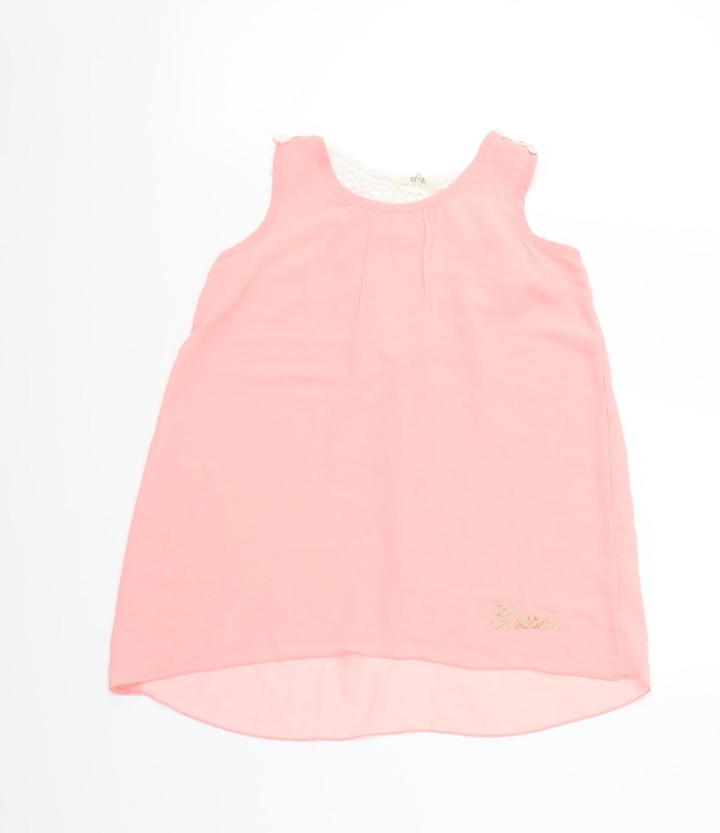 GUESS Girls Pink   Basic Blouse Size 10-11 Years